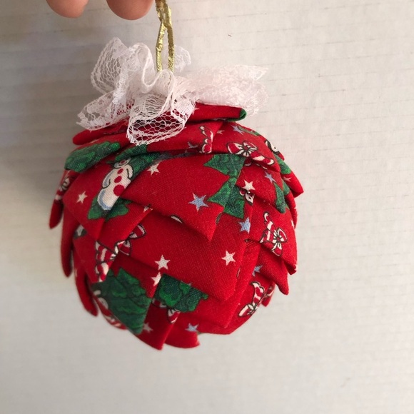 Vtg Handmade Fabric Ornaments - Picture 4 of 8